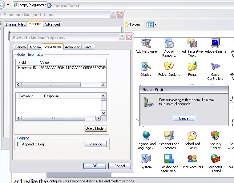 diag modem diag modem