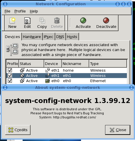 system-config-network system-config-network
