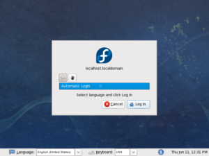 FC 11 live login screen